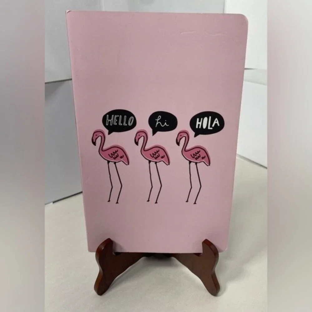 Denik Art Can Change The World: Jen B. Peters Pink Flamingo Journal Novelty
